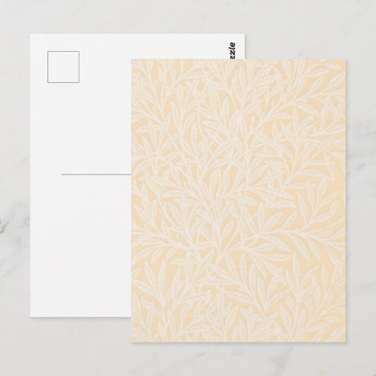 William Morris Willow Flower Classic Briefkaart (Voorkant / Achterkant)