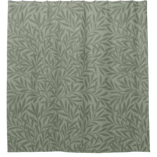 William Morris Willow Flower Classic Douchegordijn (Voorkant)