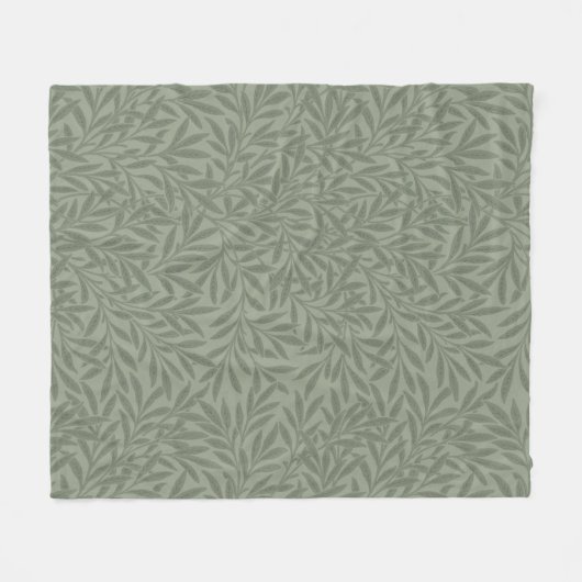 William Morris Willow Flower Classic Fleece Deken (Voorkant (Horizontaal))