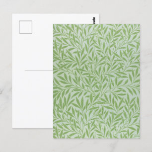 William Morris Willow Flower Classic Green Briefkaart