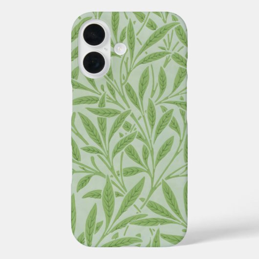 William Morris Willow Flower Classic Green Case-Mate iPhone Case (Achterkant)