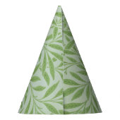 William Morris Willow Flower Classic Green Feesthoedjes (Achterkant)