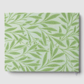 William Morris Willow Flower Classic Green Gastenboek (Achterkant)