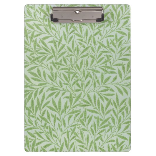 William Morris Willow Flower Classic Green Klembord (Voorkant)