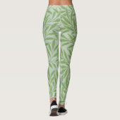 William Morris Willow Flower Classic Green Leggings (Achterkant)