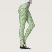 William Morris Willow Flower Classic Green Leggings (Rechts)