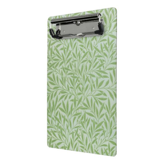 William Morris Willow Flower Classic Green Mini Klembord (Angled2)