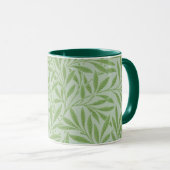 William Morris Willow Flower Classic Green Mok (Voorkant rechts)