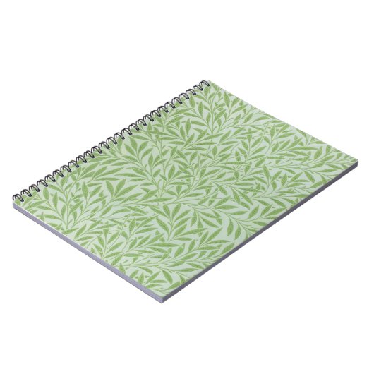 William Morris Willow Flower Classic Green Notitieboek (Linkerzijde)