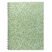 William Morris Willow Flower Classic Green Notitieboek (Voorkant)