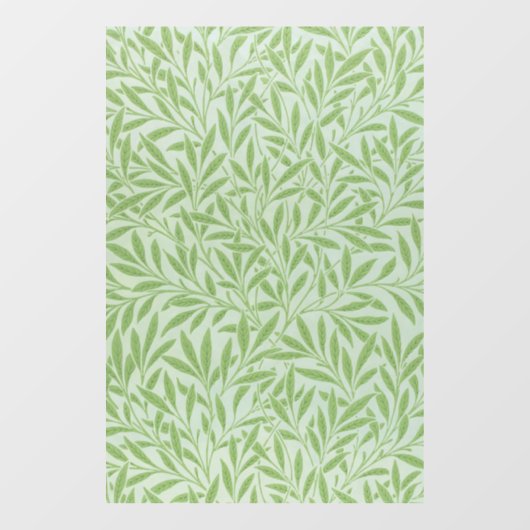 William Morris Willow Flower Classic Green Raamsticker (Vel)