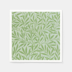 William Morris Willow Flower Classic Green Servet