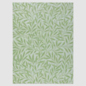 William Morris Willow Flower Classic Green Tissuepapier (Voorkant)