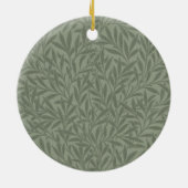 William Morris Willow Flower Classic Keramisch Ornament (Achterkant)