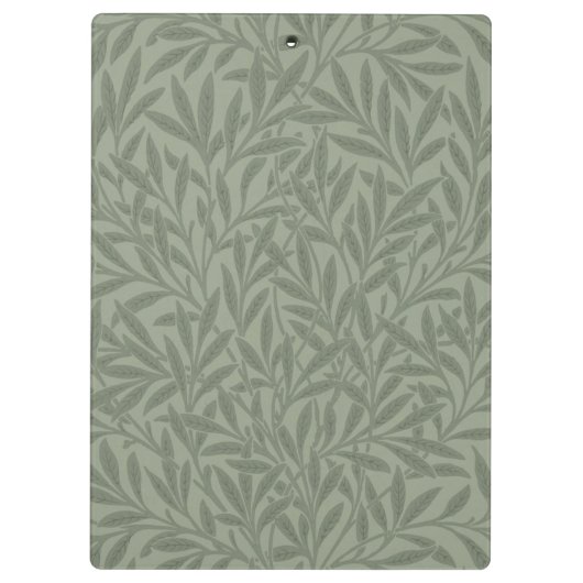 William Morris Willow Flower Classic Klembord (Achterkant)