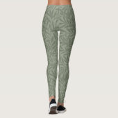 William Morris Willow Flower Classic Leggings (Achterkant)