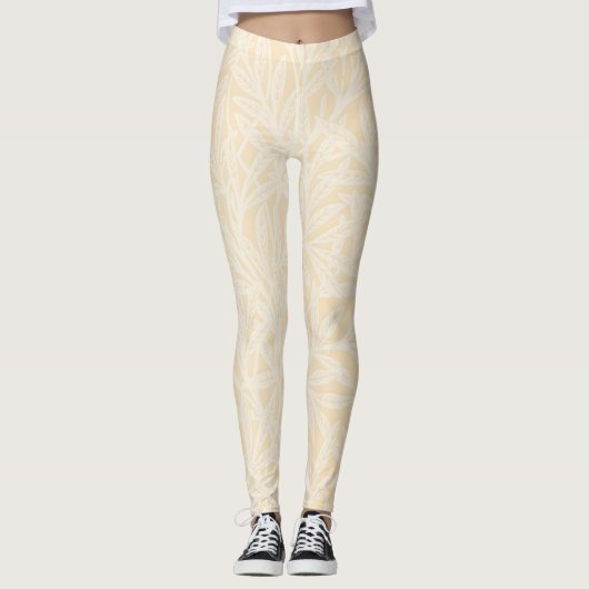 William Morris Willow Flower Classic Leggings (Voorkant)