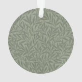 William Morris Willow Flower Classic Ornament (achterkant)