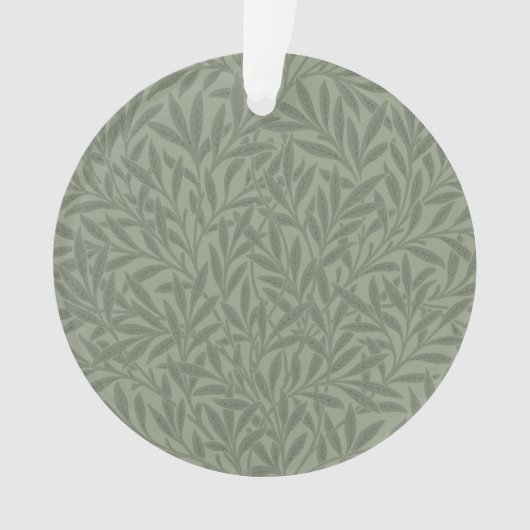 William Morris Willow Flower Classic Ornament (voorkant)