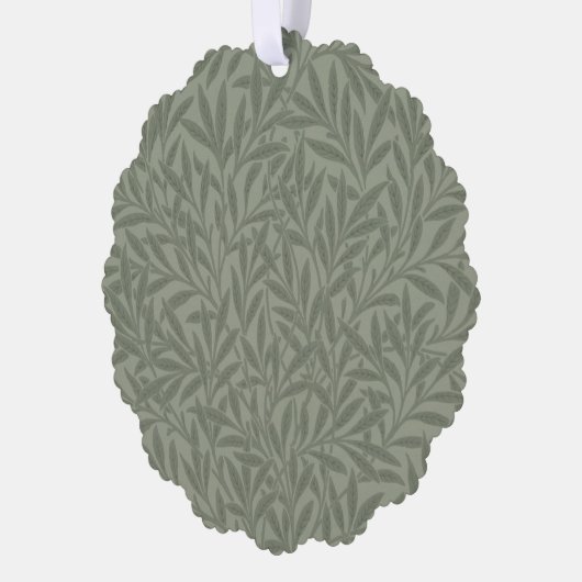 William Morris Willow Flower Classic Ornament Kaart (Links)