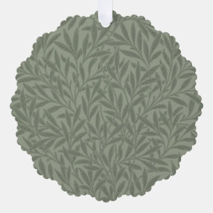 William Morris Willow Flower Classic Ornament Kaart