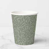 William Morris Willow Flower Classic Papieren Bekers (Voorkant)