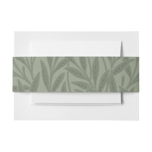 William Morris Willow Flower Classic Uitnodigingen Wikkel