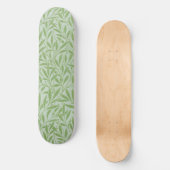William Morris Willow Flower Klassiek Groen Persoonlijk Skateboard (Voorkant)