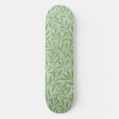 William Morris Willow Flower Klassiek Groen Persoonlijk Skateboard (Voorkant)
