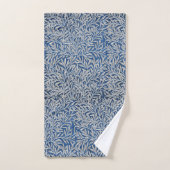 William Morris  Willow Leaves Dark Blue Bad Handdoek (Handdoek)