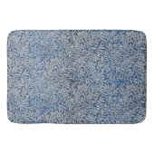 William Morris  Willow Leaves Dark Blue Badmat (Voorkant)