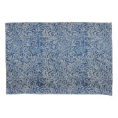 William Morris Willow Leaves Dark Blue Kussensloop (Voorkant-Links)