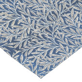 William Morris  Willow Leaves Dark Blue Lange Tafelloper (Hoek)