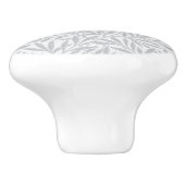 William Morris Willow Lichtblauw Keramische Knop (Zijkant)