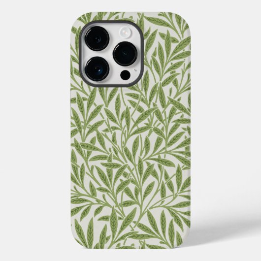 William Morris Willow patroon Case-Mate iPhone Case (Achterkant)