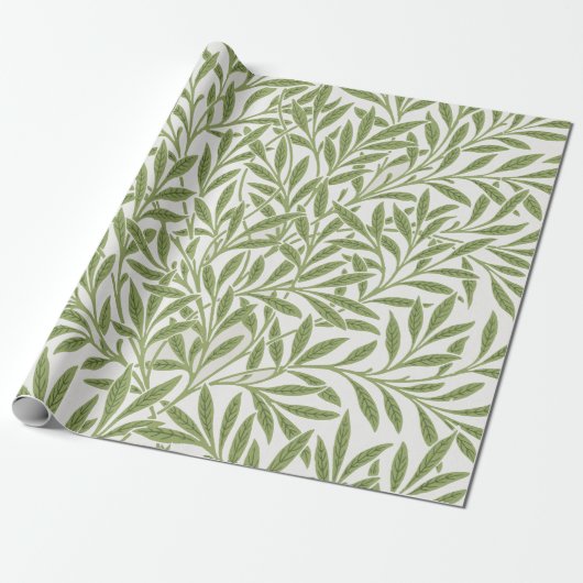 William Morris | Willow Pattern (1874) Cadeaupapier (Uitgerold)