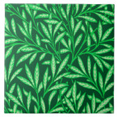 William Morris Willow Pattern, Emerald Green Tegeltje (Voorkant)