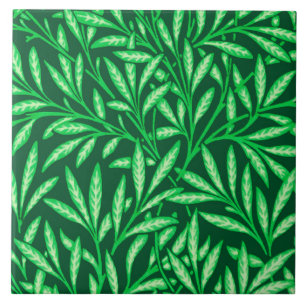 William Morris Willow Pattern, Emerald Green Tegeltje