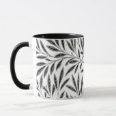 William Morris Willow Pattern, Grey, Black & White Mok (Links)