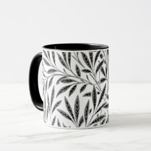 William Morris Willow Pattern, Grey, Black & White Mok