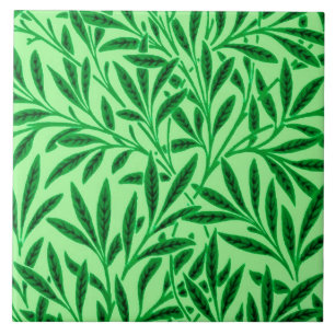 William Morris Willow Pattern, Light Jade Green Tegeltje