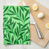 William Morris Willow Pattern, Light Jade Green Theedoek (Quarter Fold)