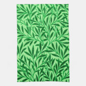 William Morris Willow Pattern, Light Jade Green Theedoek (Verticaal)