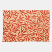 William Morris Willow Pattern, Mandarin Oranje Theedoek (Horizontaal)