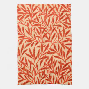 William Morris Willow Pattern, Mandarin Oranje Theedoek