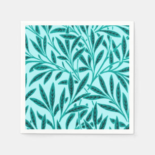 William Morris Willow Pattern, Turquoise & Aqua Servetten