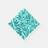 William Morris Willow Pattern, Turquoise & Aqua Servetten (Hoek)