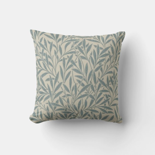 William Morris Willow Slate Kussen (Voorkant)