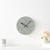 William Morris Willow Slate Ronde Klok (Huis)