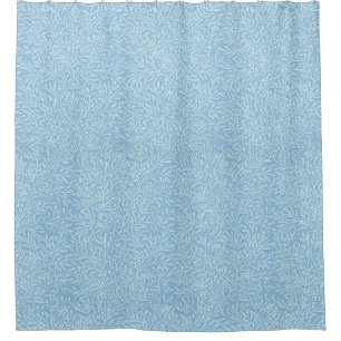 William Morris Willow verlaat blauw licht Douchegordijn